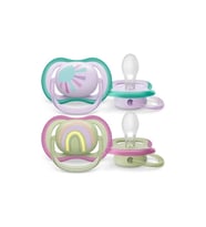 Philips Avent Ultra Air Emzik 0-6 Ay 2li Kız SCF085/59 (Çok Renkli)