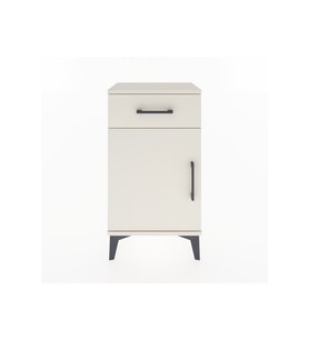 Arges Komodin Tek Raflı Tek Çekmeceli Tek Kapaklı 44x30x80 Aytaşı-Aytaşı