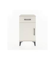 Arges Komodin Tek Raflı Tek Çekmeceli Tek Kapaklı 44x30x80 Aytaşı-Aytaşı