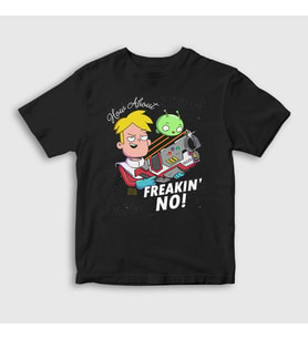 Presmono Unisex Çocuk Siyah Freakin No Gary Final Space T-Shirt 435007tt