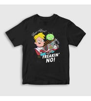 Presmono Unisex Çocuk Siyah Freakin No Gary Final Space T-Shirt 435007tt