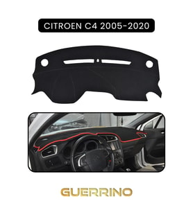 CITROEN C4 2005-2020TORPİDO KORUMA HALISI SİYAH KENAR