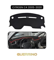 CITROEN C4 2005-2020TORPİDO KORUMA HALISI SİYAH KENAR