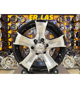 4 Adet BKY-0159 8*16 6*130 ET25 84.1 BLACK MACHINED JANT (Takım)