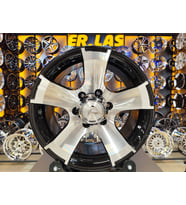 4 Adet BKY-0159 8*16 6*130 ET25 84.1 BLACK MACHINED JANT (Takım)