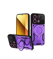 Durukar® Redmi Note 13 4G Kılıf Joy Lens Standlı Kapak - Mor