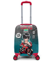 Coral High Kids Anime Motorsiklet Desenli Çocuk Valizi 16782