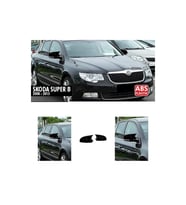 SKODA SÜPER B 2008-2015 BATMAN AYNA KAPAĞI (Siyah - Beyaz)