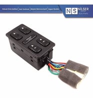 Hyundai Elantra Ön Sol Cam Açma Düğmesi 1992-1994