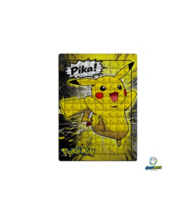 Ghostbastır Design Pikachu 99 Parça Ayaklı Puzzle – Dekoratif Çocuk Yapbozu 0175