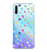 PrintiFy Huawei P Smart Pro ile Uyumlu 1mm Slim Fit Water Color 6 Baskılı Şeffaf  Kılıf