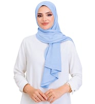 Penye Boyun Kapamalı Şal Başörtü Hazır Giyim Turban Esnek Jersey Şal