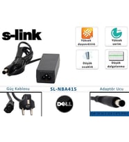 S-link sl-nba415 45w 19.5v 2.31a 7.4-5.0-0.6 Dell Notebook Adaptörü