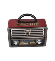 Meier M 113BT Şarjlı Bluetooth Nostaljik Radyo