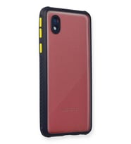 Newface Samsung Galaxy A01 Core Kılıf Miami Şeffaf Silikon - Lacivert