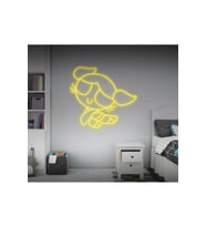 Power Puff Girls Bubbles Figürlü Neon Tabela