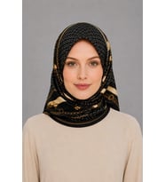 Lesscarves Twill Desenli Eşarp LS2201