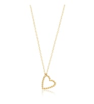 EMILIANO JEWELLERY 925 AYAR GÜMÜŞ TAŞLISİZ KALP KOLYE