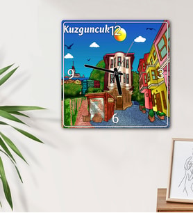 Kuzguncuk Tasarımlı Duvar Saati
