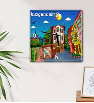 Kuzguncuk Tasarımlı Duvar Saati