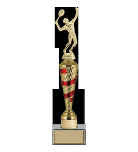 ODAK KUPA - Figürlü Kupalar - Tenis Erkek Figürlü Kupalar FG-028 C - 42 cm
