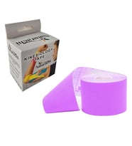 Kinezyobant Sporcu Bandı Kinesio Tape 5 Metre*5cm Mor Renk