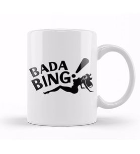 Bada Bing Black 01 Kupa Bardak Porselen