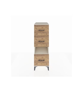 Kronos Dolap Tek Raflı 3 Çekmeceli 44x59x134 Aytaşı-Çam