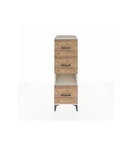 Kronos Dolap Tek Raflı 3 Çekmeceli 44x59x134 Aytaşı-Çam