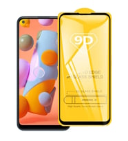 ALLY SM Galaxy A11 9D Full Glue Tempered Cam Ekran Koruyucu-(5775) - EEEEEE3428-4143