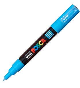 UNİ POSCA SU BAZLI POSTER MARKER 0.7 AÇIK MAVİ PC-1M