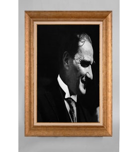 Altın Varaklı Paspartulu Çerçeveli Atatürk Tablo nt1241
