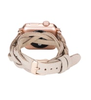 Bouletta Apple Watch Uyumlu Deri Kordon Peggy 38-40-41mm Double Tour RT ERC3 Bej