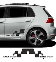 Tata Indigo İçin Uyumlu Aksesuar Yan Sport 56*26