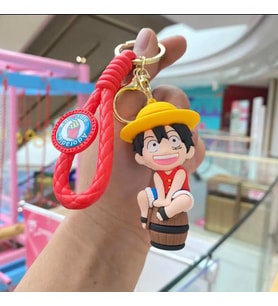 One Piece Anime Luffy  Anahtarlık Ve Çanta Aksesuarı