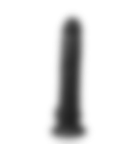 River World 28 cm'lik Büyük Boy Realistik ve Vantuzlu Siyahi Pe nis Dildo