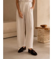 Boho-Chic Hakiki Deri Süet Boncuk Detaylı Kahverengi Loafer