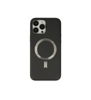 Çınarcık Dev iPhone 14 Pro Kılıf Coco Deri Magneticsafe Silikon - Derin Mor
