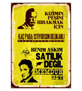 Ahşap MDF Poster (27x18cm)