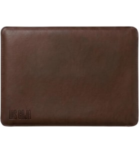 Minimalist 13 İnç Laptop Kılıfı, Vegan Deri, Su İtici Özellikli, Bilgisayar Notebook Laptop Çantası (Acı Kahve, 13 İnç)