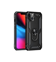 Çınarcık Dev iPhone 13 Kılıf Sofya Yüzüklü Silikon Kapak - Gümüş