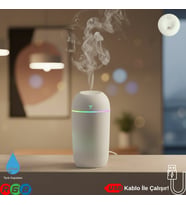 420ML RGB Işıklı Mini Sessiz USB Hava Nemlendirici & Aroma Difüzör