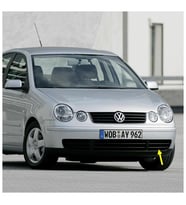 VW Polo 2002-2005 Ön Tampon Sol Izgarası Kapağı Sissiz 6Q0853665F