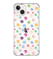 PrintiFy Apple iPhone 14 Plus Uyumlu Water Color 6 Baskılı Şeffaf Köşe Korumalı Antişok Kılıf