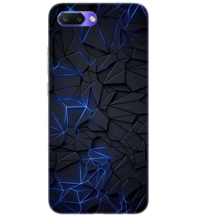 Honor 10 (COL-L29) Uyumlu Kılıf Desen Baskılı Silikon Karmaşık Design STK:1874