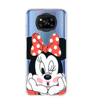 Poco X3 PRO / X3 NFC Uyumlu Mouse Tasarımlı Şeffaf Telefon Kılıfı