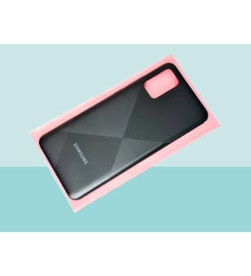 Samsung Galaxy A02S Uyumlu FULL KASA Arka Kapak Batarya Kapağı - SİYAH