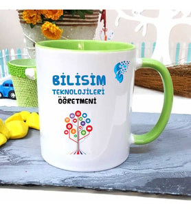 Bilişim Teknolojileri Öğretmenine Özel Öğretmenler Günü Hediyesi Kişiye Özel Kup