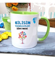 Bilişim Teknolojileri Öğretmenine Özel Öğretmenler Günü Hediyesi Kişiye Özel Kup
