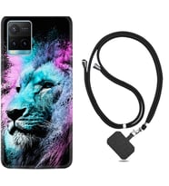 Vivo Y11S Y21S Y20 Y20S Y70 Kılıf Boyun Askılı Silikon Pink Blue Leon 1603